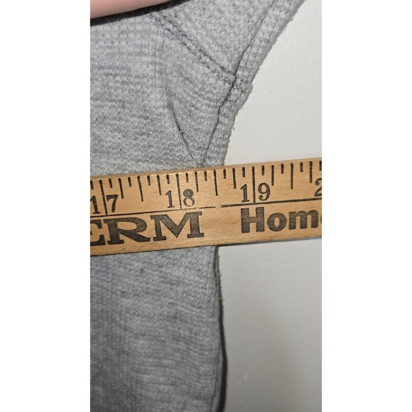 Michael Michael Kors 3-Button Long Sleeve Cotton Hooded Pullover Fitted Mens M - Picture 8 of 9